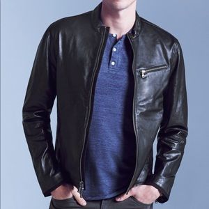 John Varvatos Star USA leather Jacket in size M